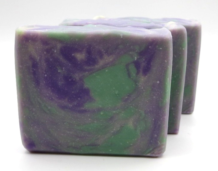 NATURAL HANDMADE SWIRL SOAP COLD PROCESSED NON-TOXIC VEGAN UNISEX 4oz