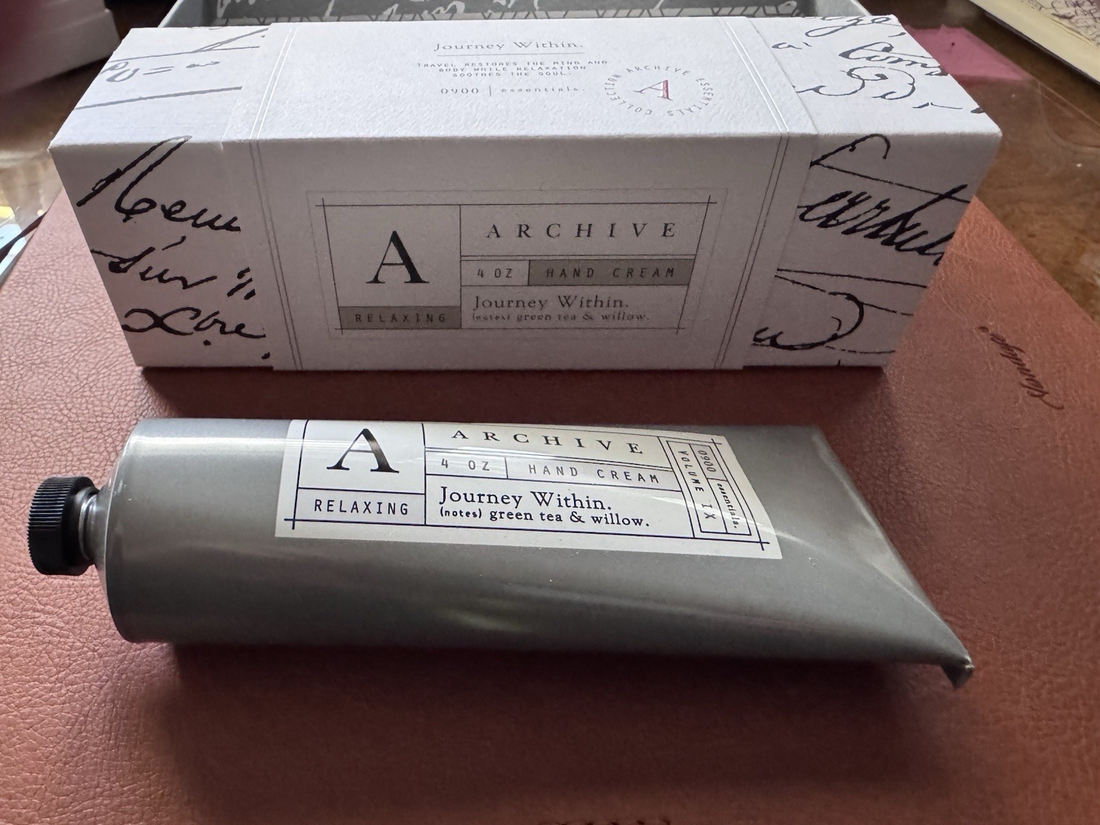 Archive Journey Within Hydrating Hand Cream Green Tea & Willow 4oz New in Box