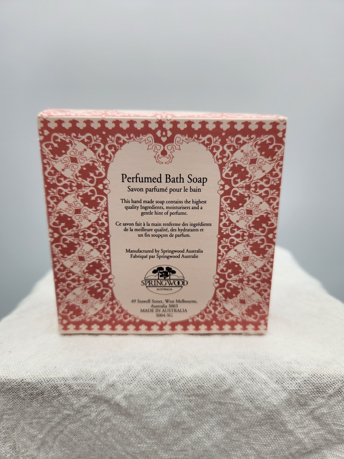 Springwood Perfumed Bath Soap Secret Garden 125g 4.4 oz Made in Australia New B1