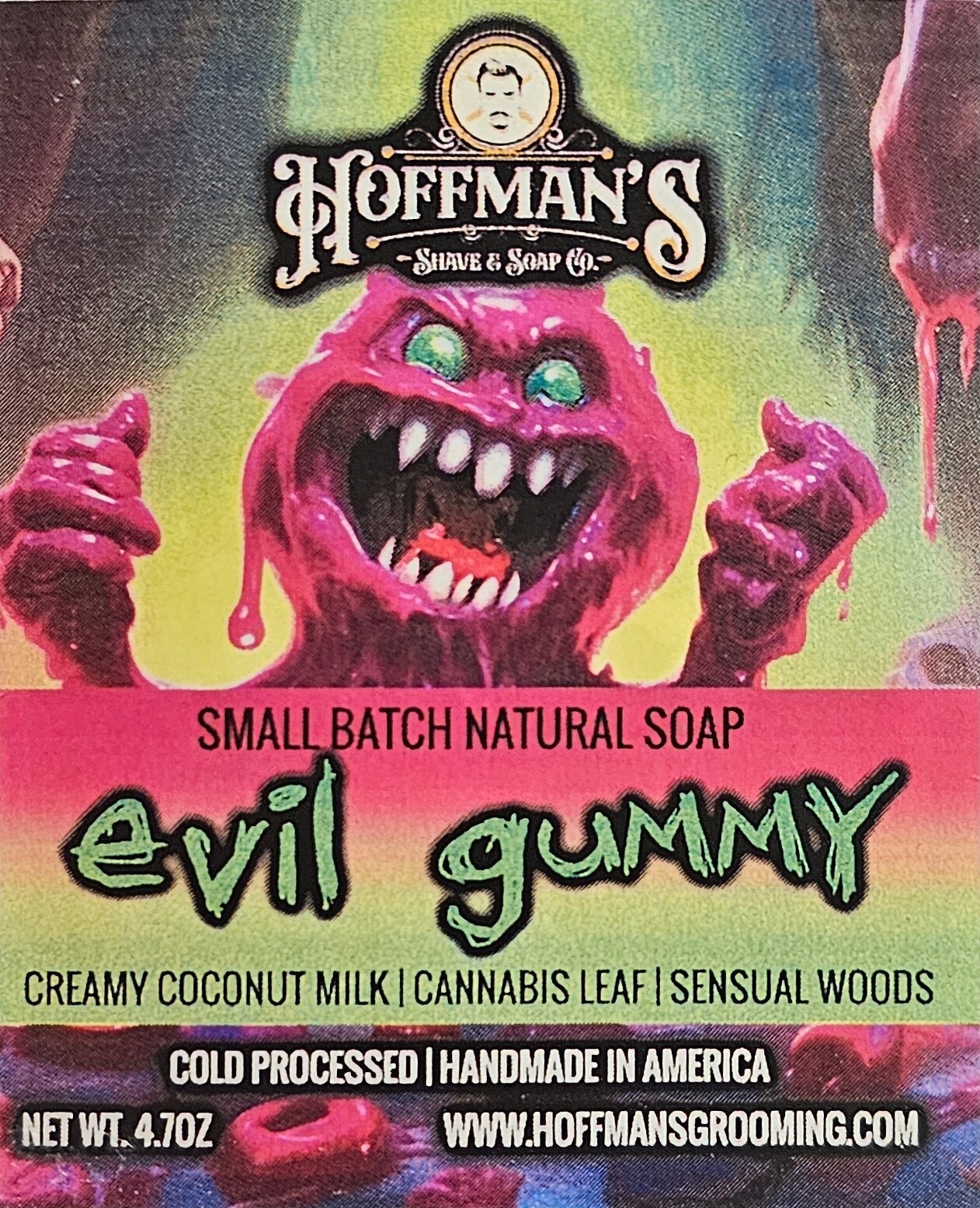 Hoffman’s Shave & Soap Co. Natural Body Soaps Evil Gummy
