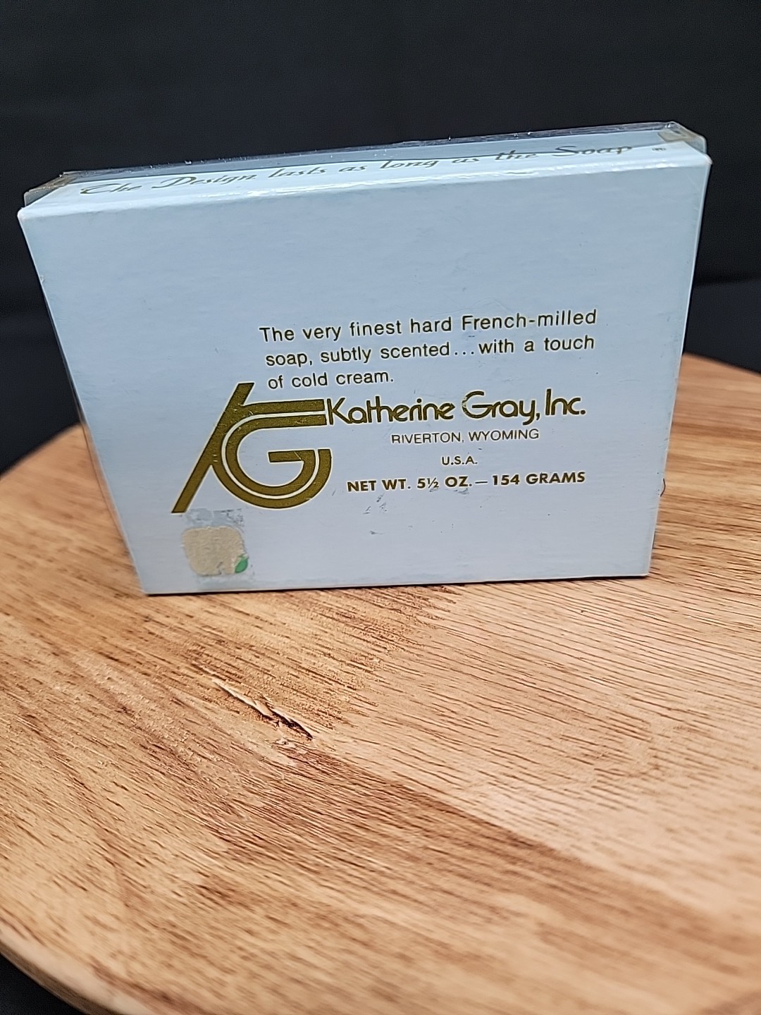 Katherine Gray French-Milled Floral Soap Set vintage in original packaging