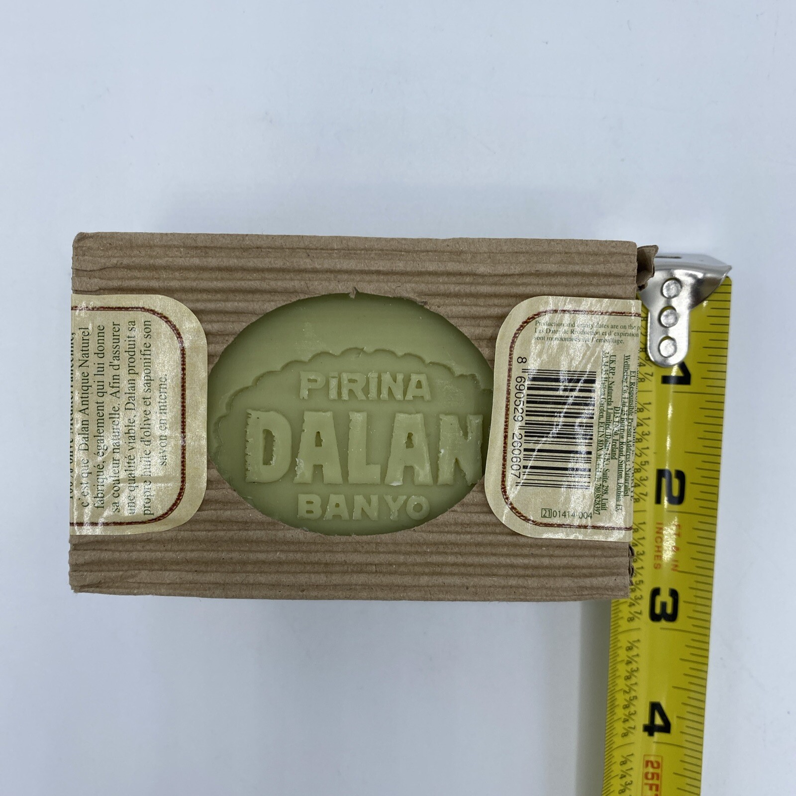 Dalan Antique Olive Oil Bar Soap 100% Natural 170 g/6 oz Vegan Pirina Banyo