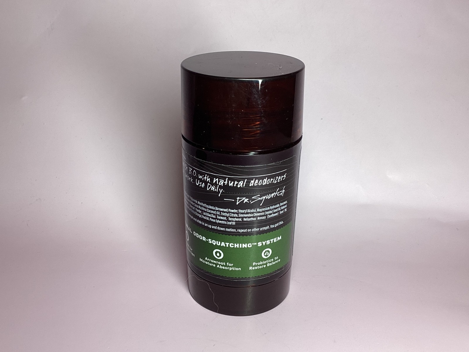 Dr. Squatch Men’s All Natural Deodorant 2.65 oz – Pine Tar