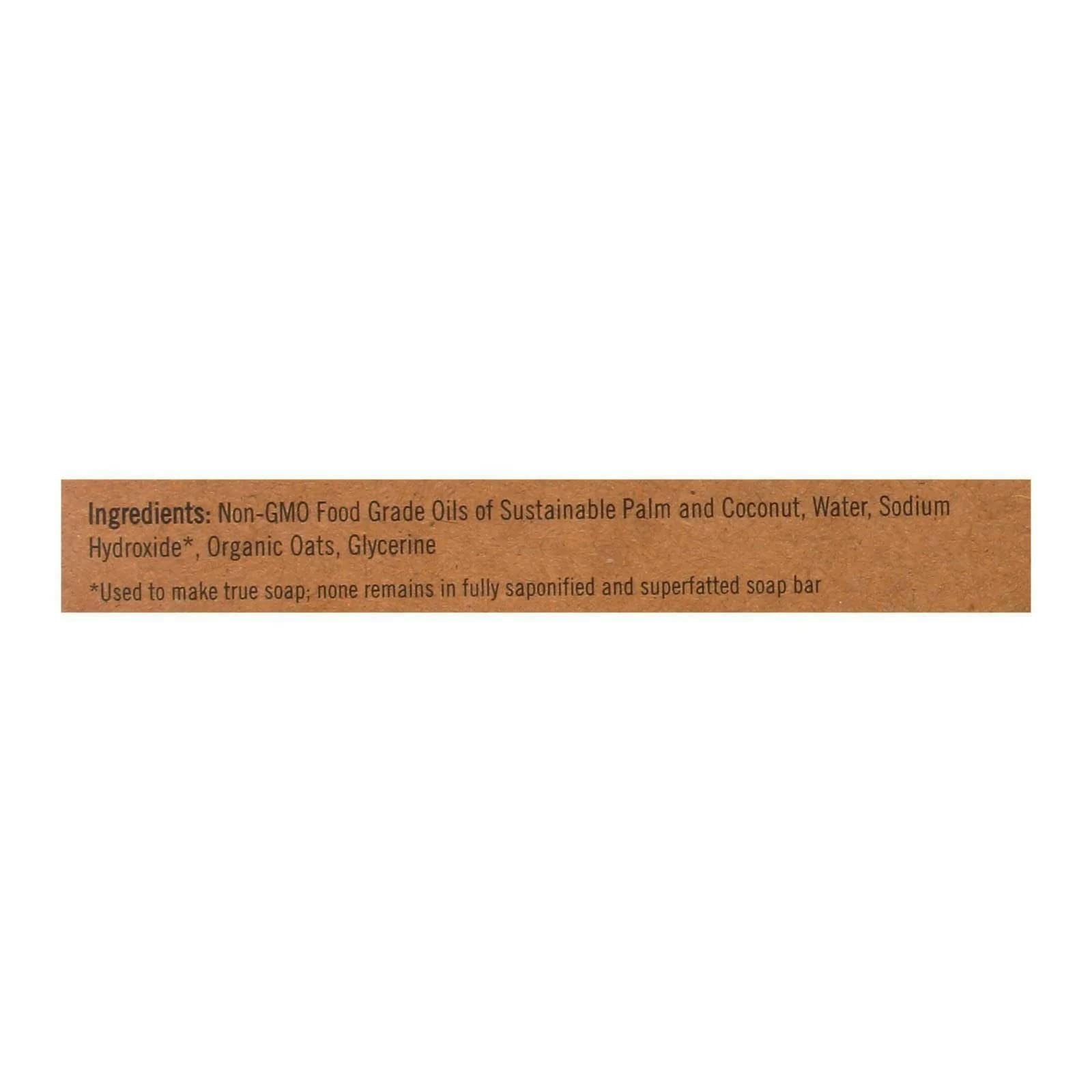 Sappo Hill Soap, Bar Oatmeal Natural, 3.5 Ounce (Pack of 1), No Color