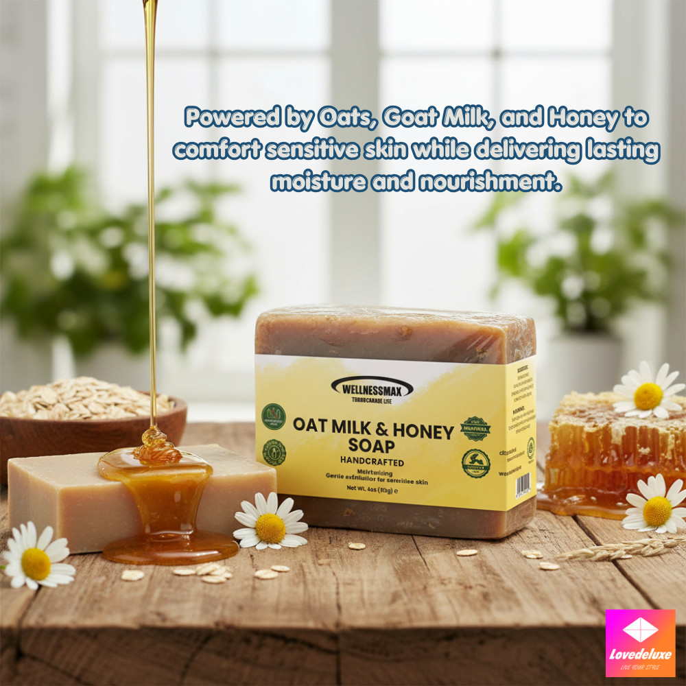 Oat Milk Honey Sensitive Skin Soap | Jabon de Avena y Miel Para Piel Sensible