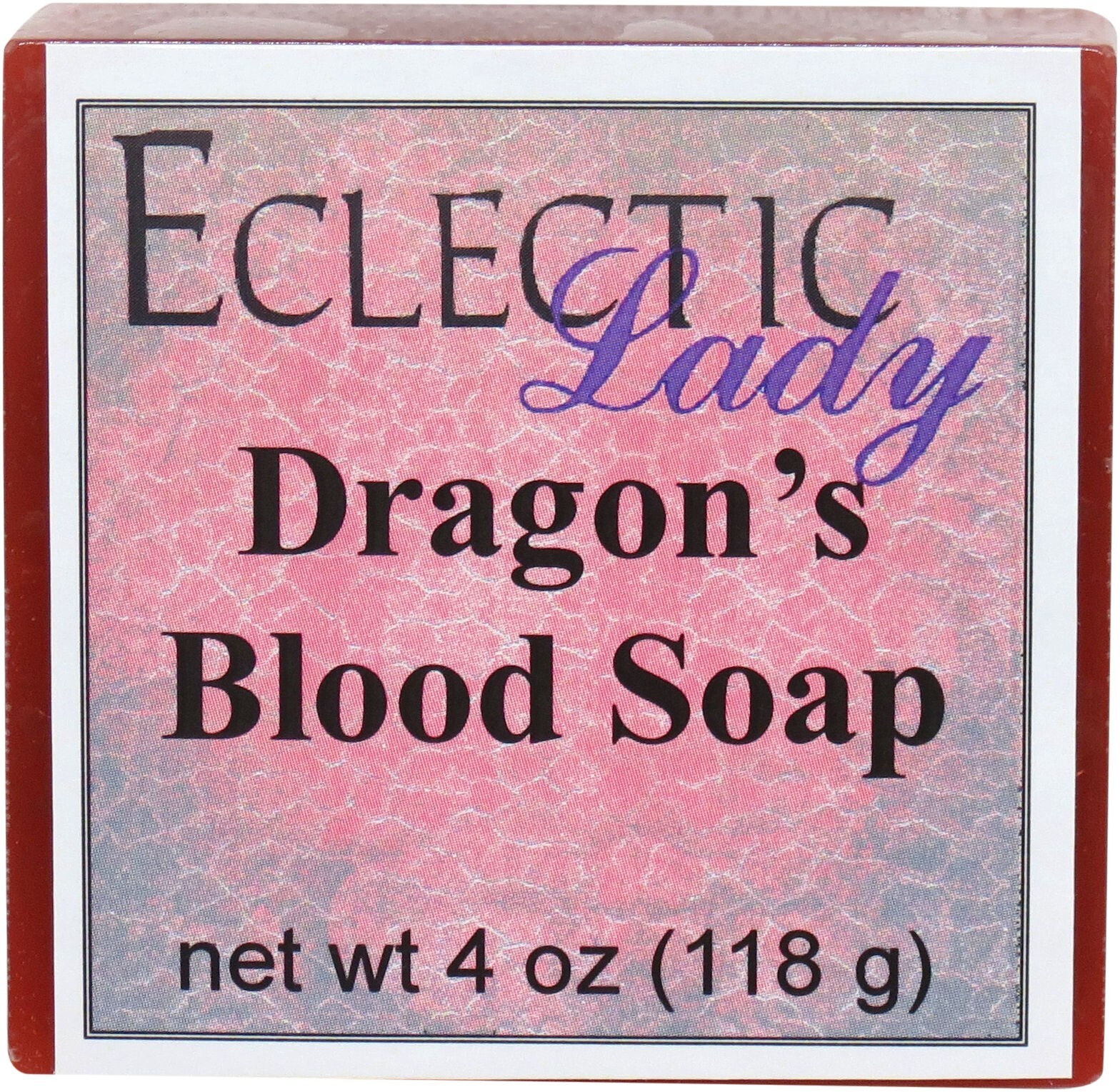 Dragon’s Blood Glycerin Soap by Eclectic Lady, 4 oz Bar