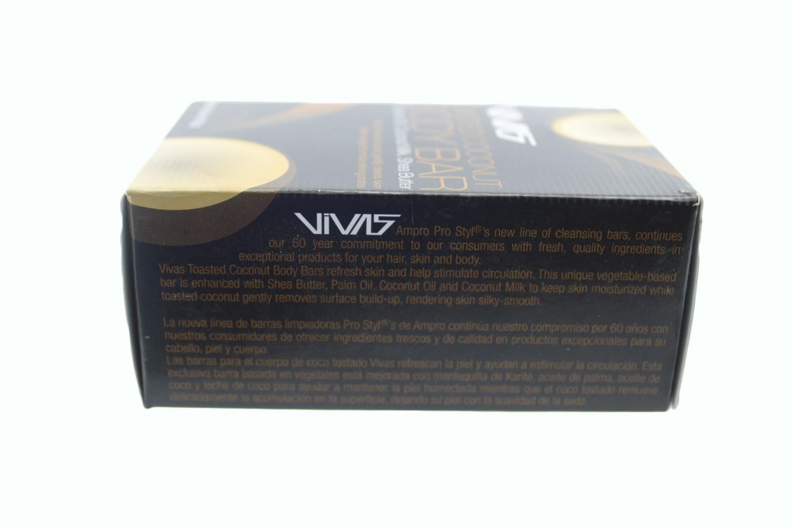 Bar Soap Vivas by Ampro Toasted Coconut Body Bar 4.25 oz