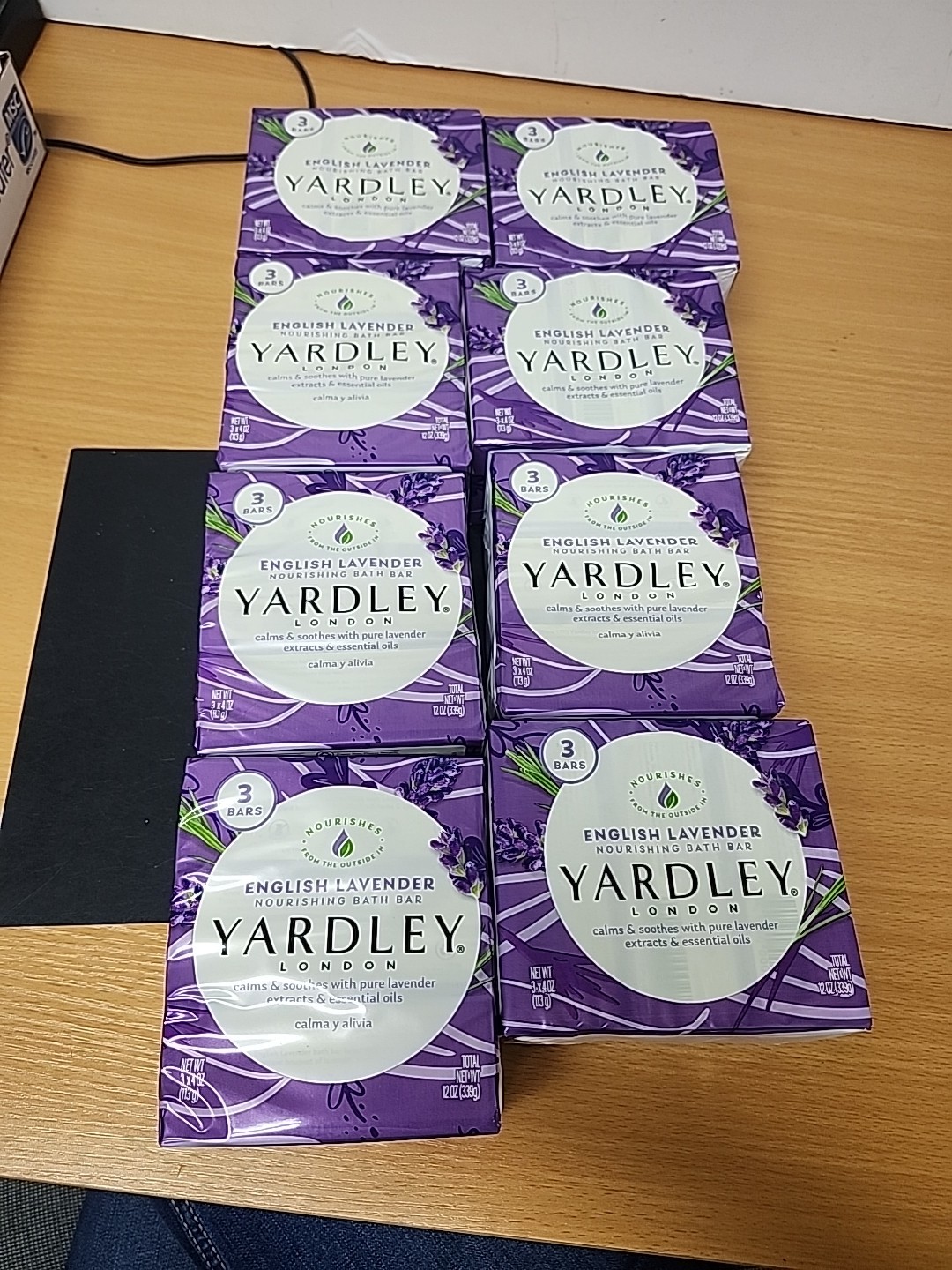 (8) 3 Pack Yardley London English Lavender Nourishing Bath Bar Soap 4 oz Each…