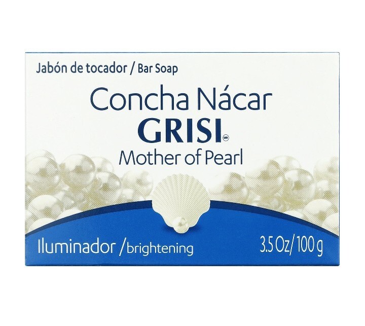 🐌 GRISI (3.5 Oz.) 100g BAR ●MOTHER OF PEARL● Natural ILLUMINATING Bar Soap🫧.