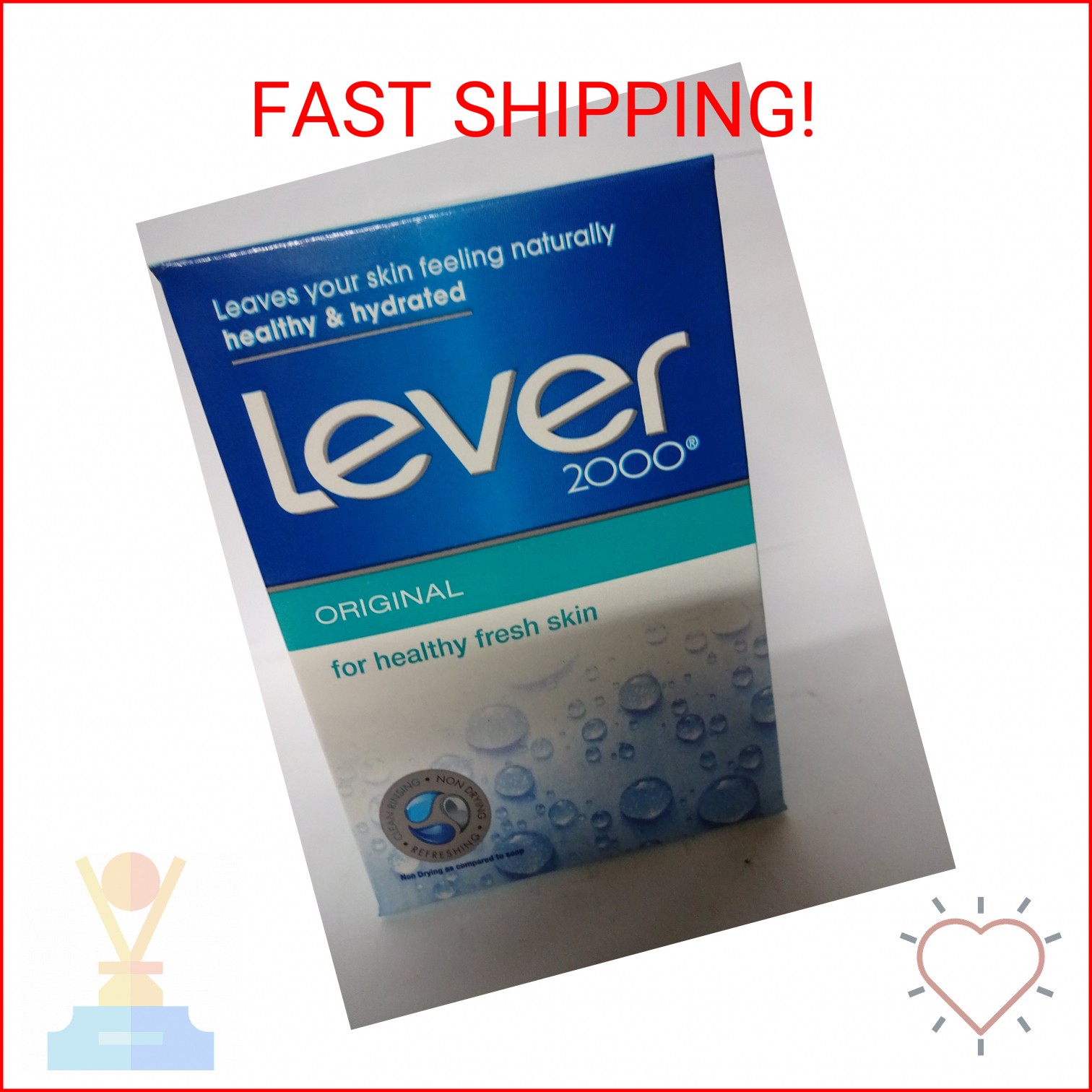 LEVER 2000 BAR Soap, Original, 4 Oz