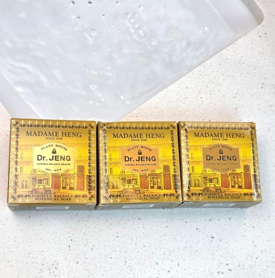 Madame Heng Dr. Jeng Botanical Soap Set 3 x 150g Thailand Natural Balance
