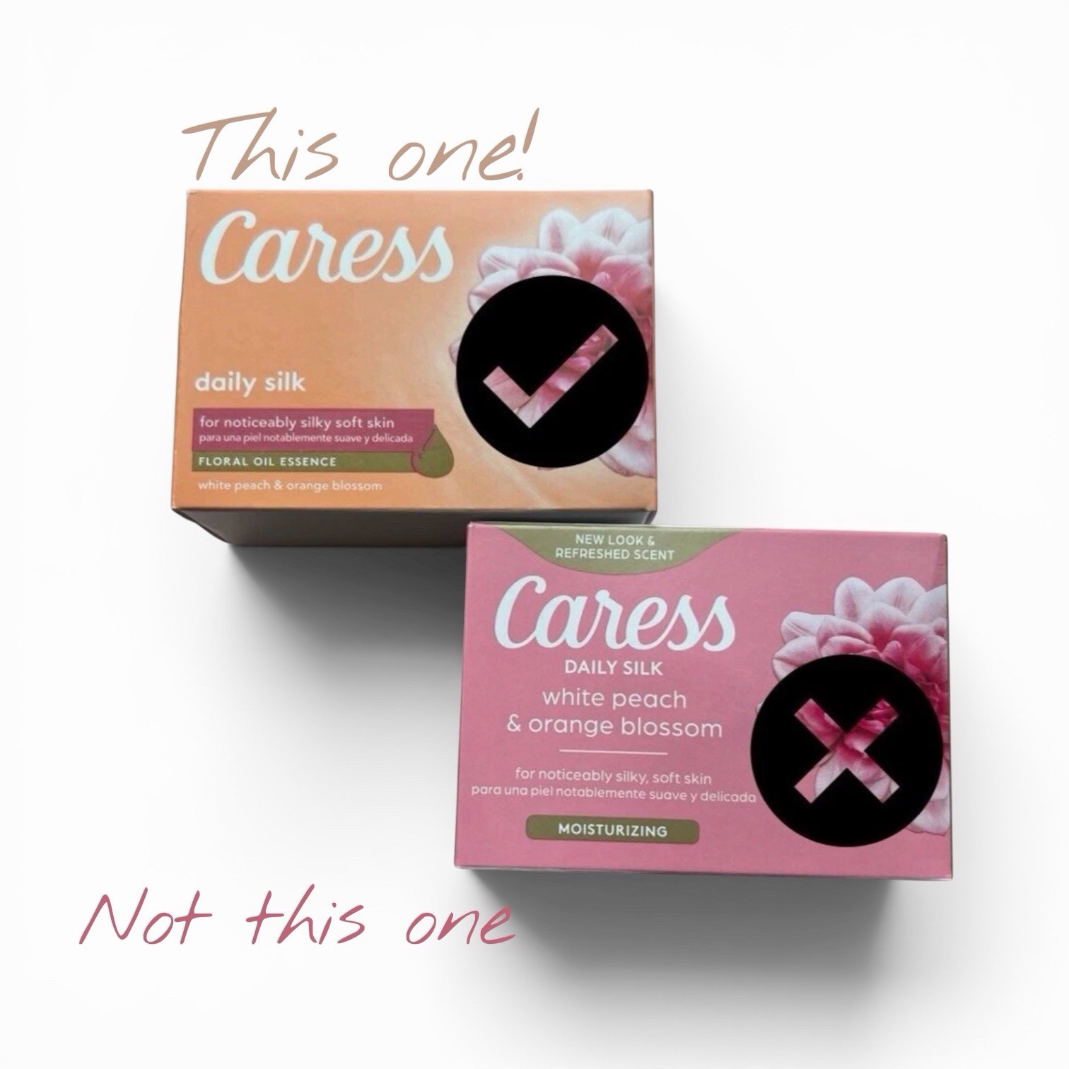 4 BARS Of Caress Daily Silk Bar Soap Floral Oil Essence (ORIGINAL FORMULA) – NEW