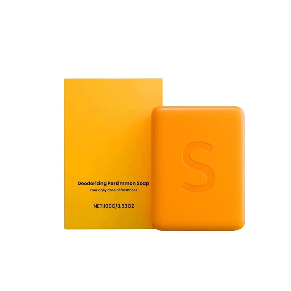 Swarva Persimmon Soap Bar Body Odor Control Deodorant Soap for Men & Women 🔥