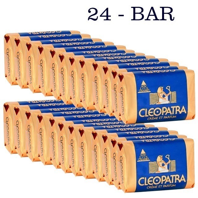 CLEOPATRA Creme ET Parfum Soap skin soft, smooth and supple 120g pack of 24