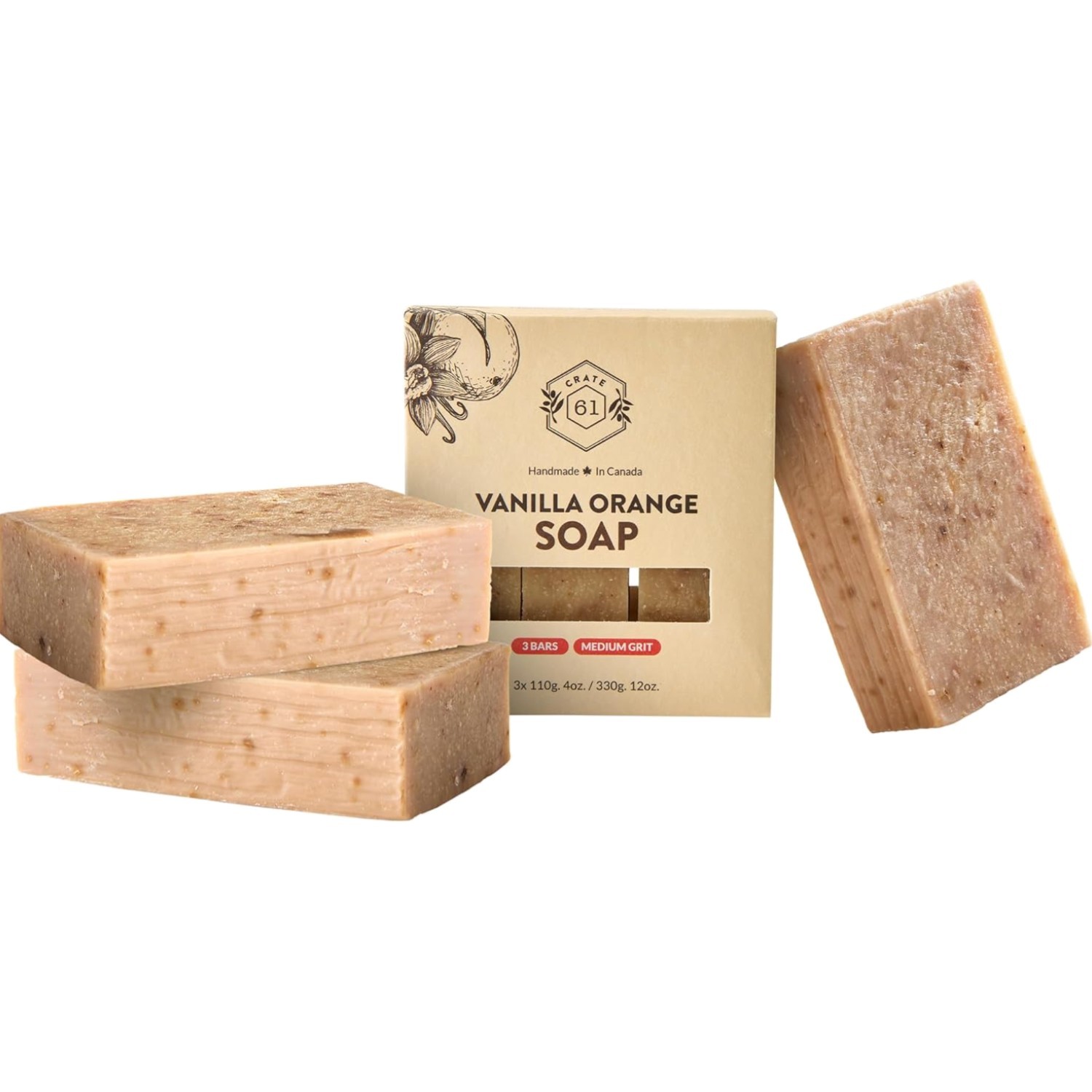 Handmade in Canada, Plant Based Cold Process Natural Bar Soap For Face And Bo…