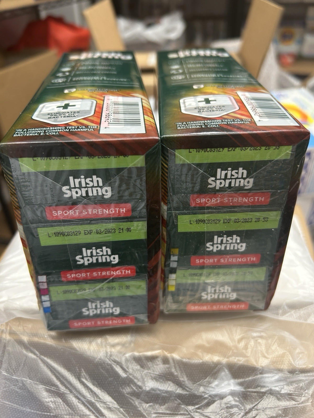 2x Irish Spring Sport Strength Soap Bar 6- Count in a pack 12 Bars total 3/23