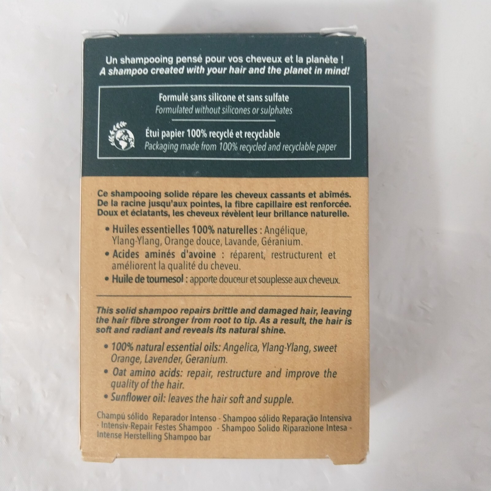 L’OCCITANE Discontinued Intensive Repair Solid Shampoo Bar 2.1OZ /60G NEW