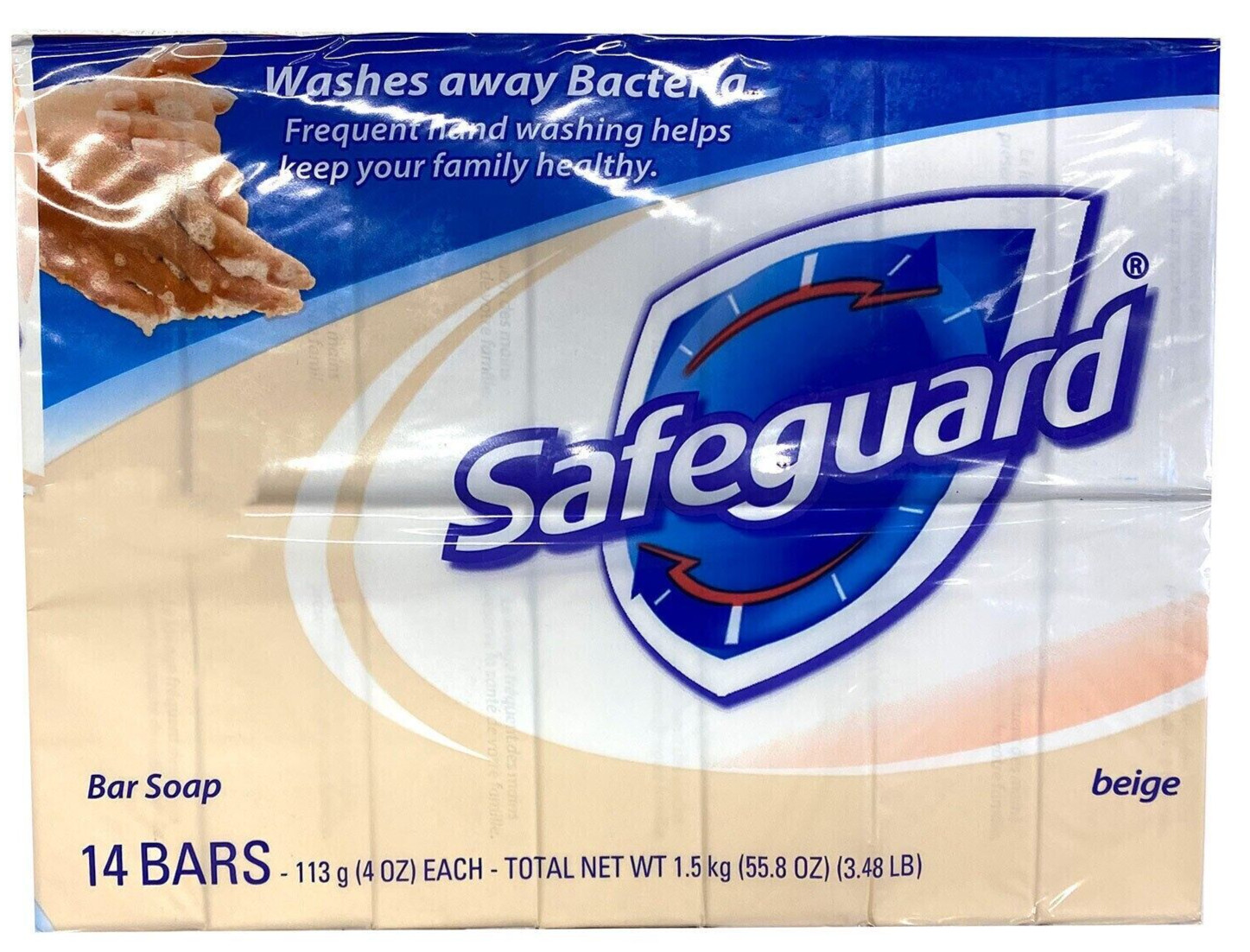 Safeguard Original Bar Soap, Beige, 4 Ounces, 14 Pack