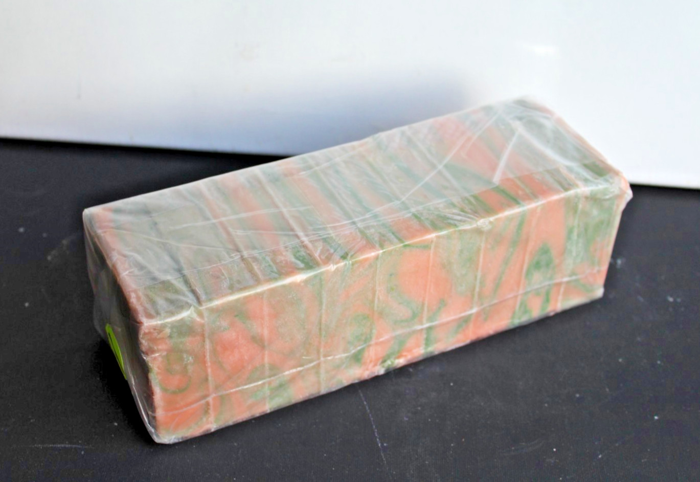Apple Cantaloupe Handmade Soap Loaf 9 Bars precut