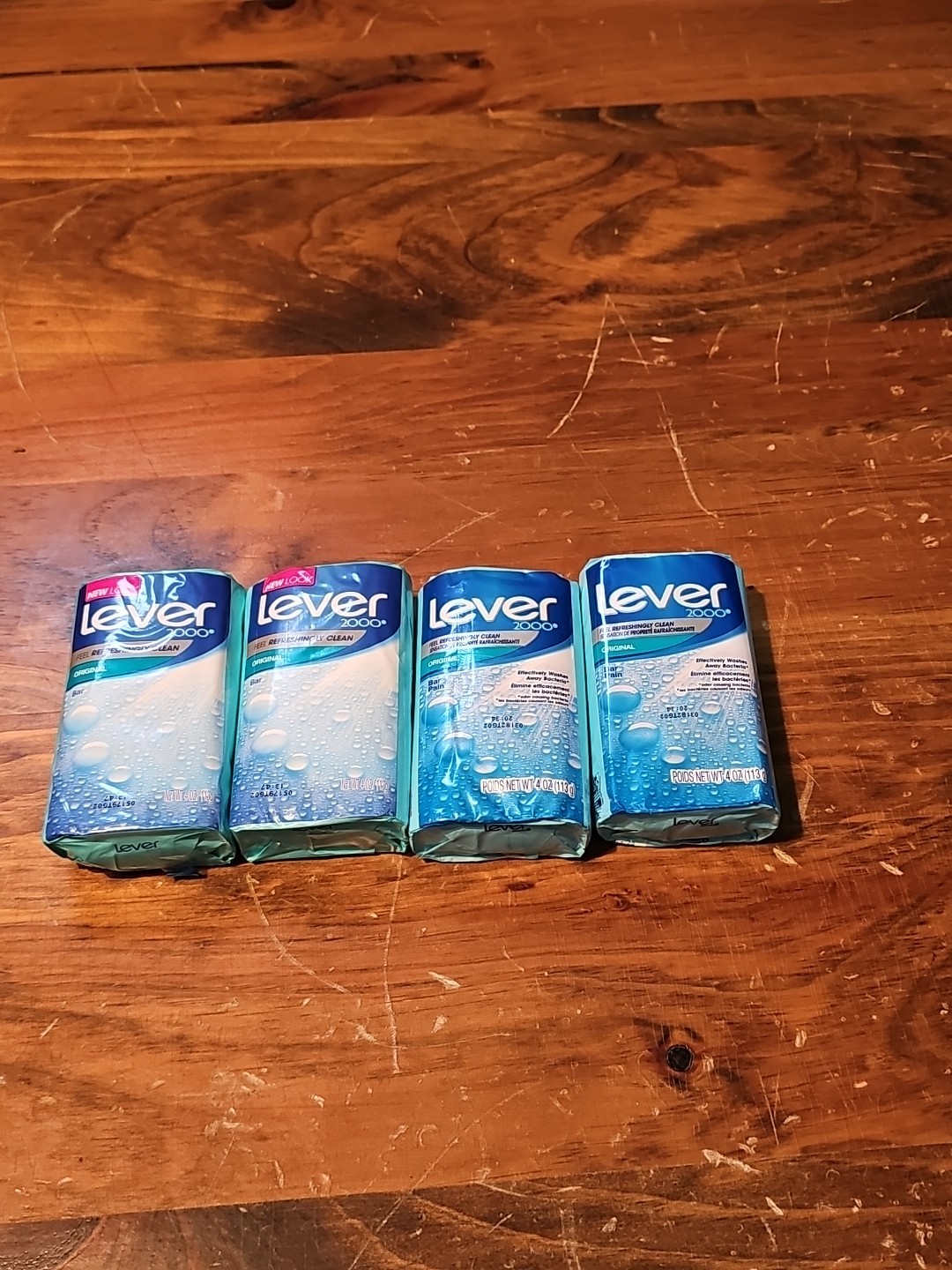Lot Of 4 Lever 2000 Original 4 oz Bar Soap Refreshing Clean for Body Face NEW