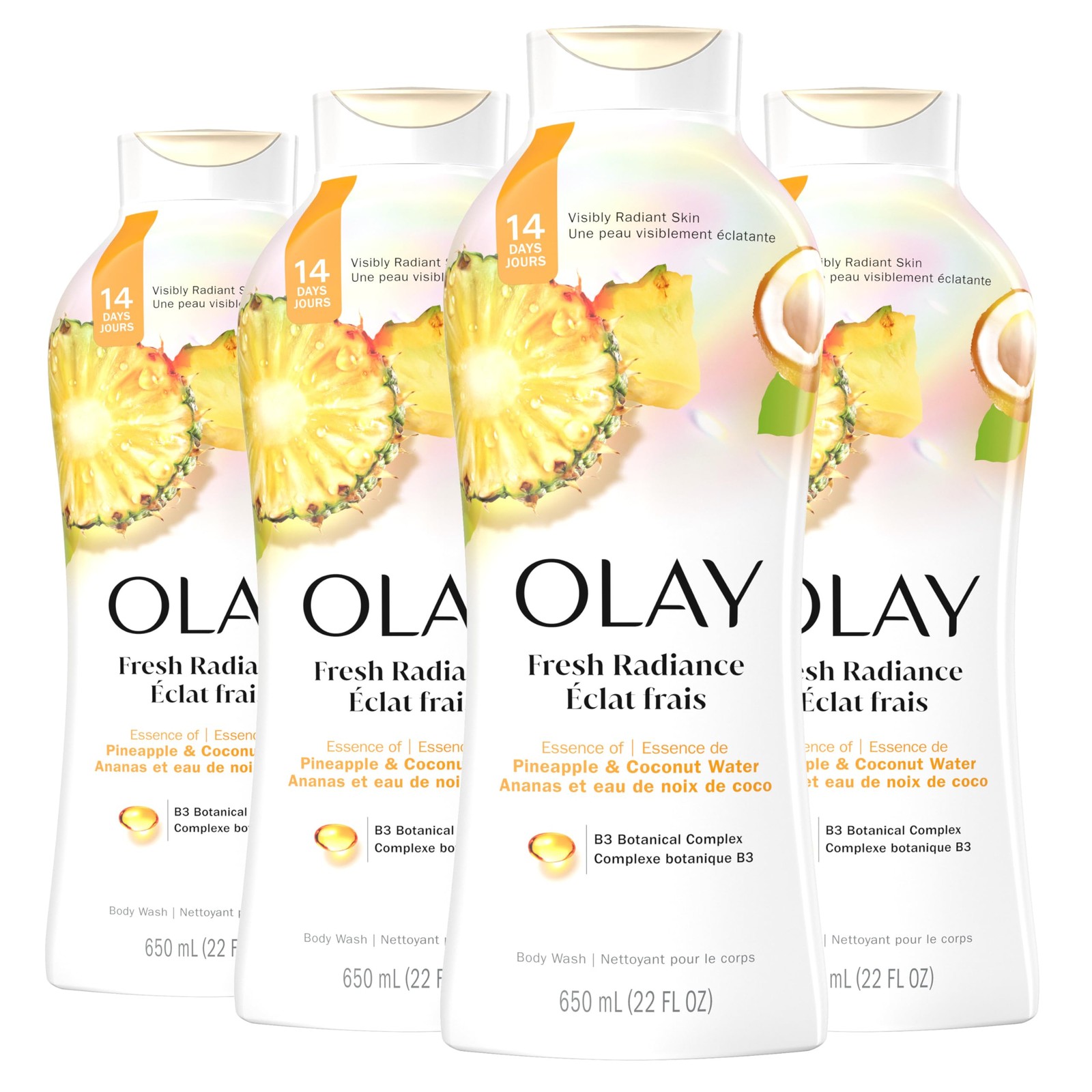 Olay Moisture Ribbons Plus Shea Jasmine Body Wash Pack Of 4 22 Fl Oz