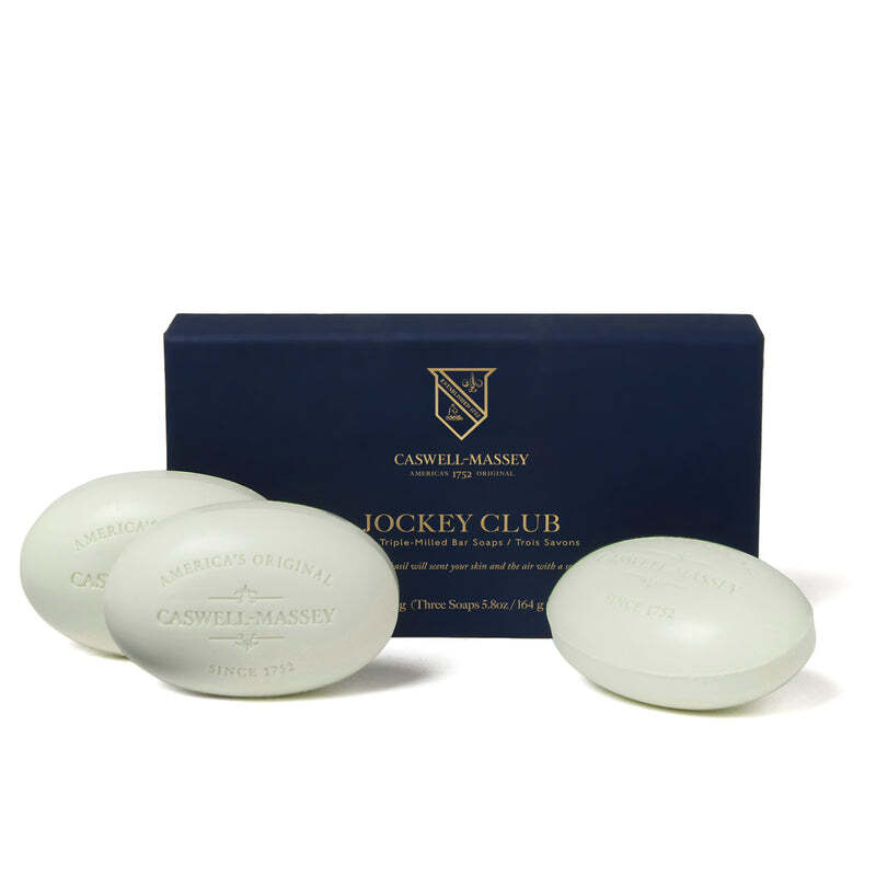 Caswell Massey Heritage Jockey Club 3 Bar Soap Set