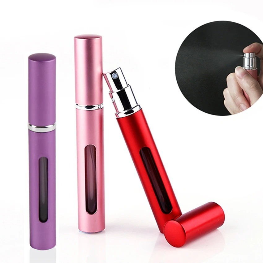 7-Pack 10ml Perfume Atomizer Bottles – Refillable Travel Spray Pump Set