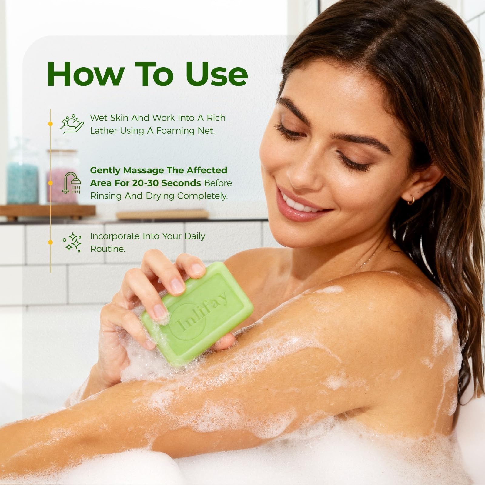 Antifungal Bar Soap with Tea Tree Oil – Fast Relief for Athlete’s Foot, Ringworm
