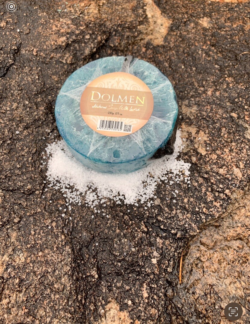 Dead Sea Loofah Soap – Luxury Bath Bar with Natural Minerals Ocean Breeze