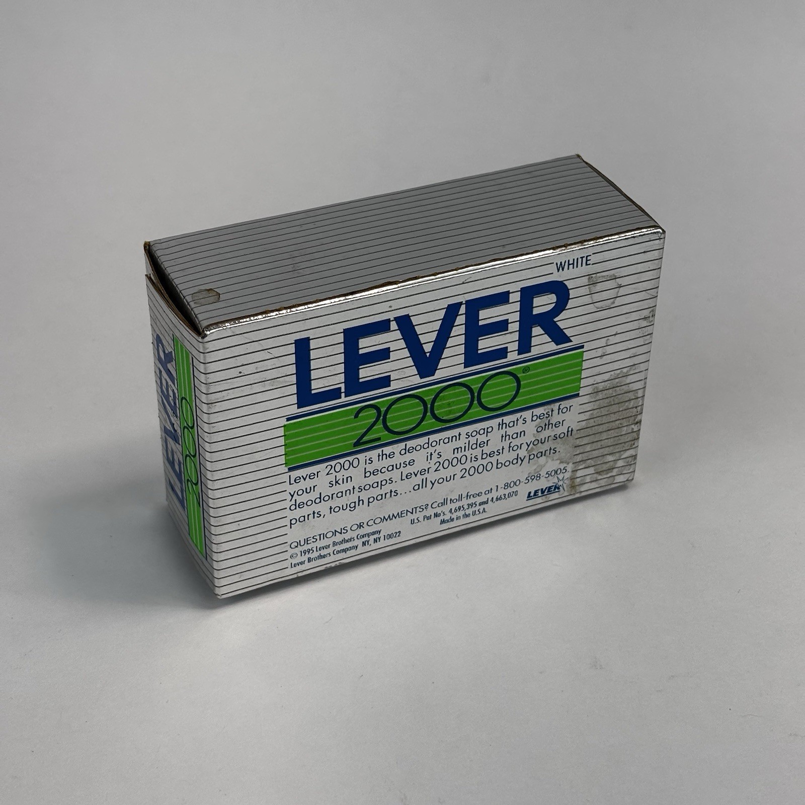 NOS Lever 2000 Deodarant Soap 0.5oz 1995