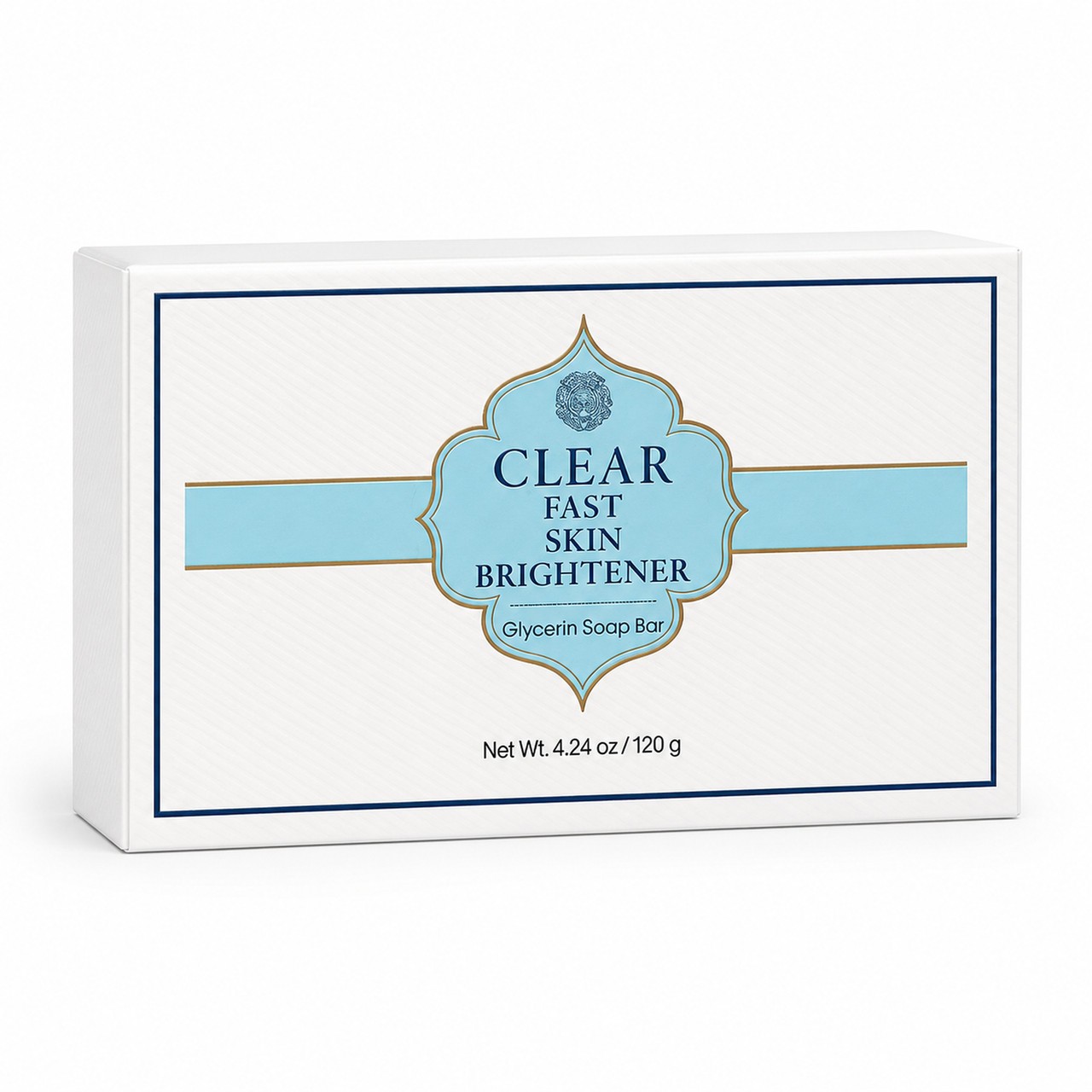 Clear Fast Skin Brightening Glycerin Soap Bar 4.25 oz Face Body Cleanser