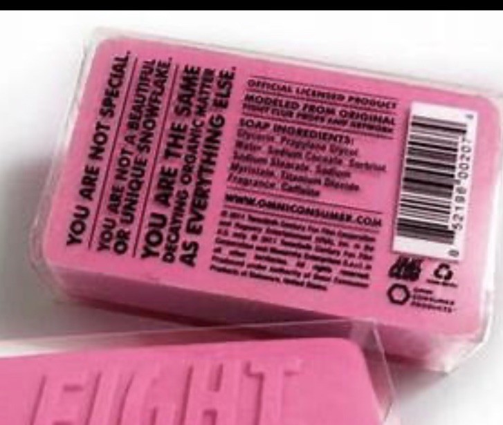 FIGHT CLUB SOAP BAR Official • V/GF / – Hand Made. Memorabilia Tyler Durden