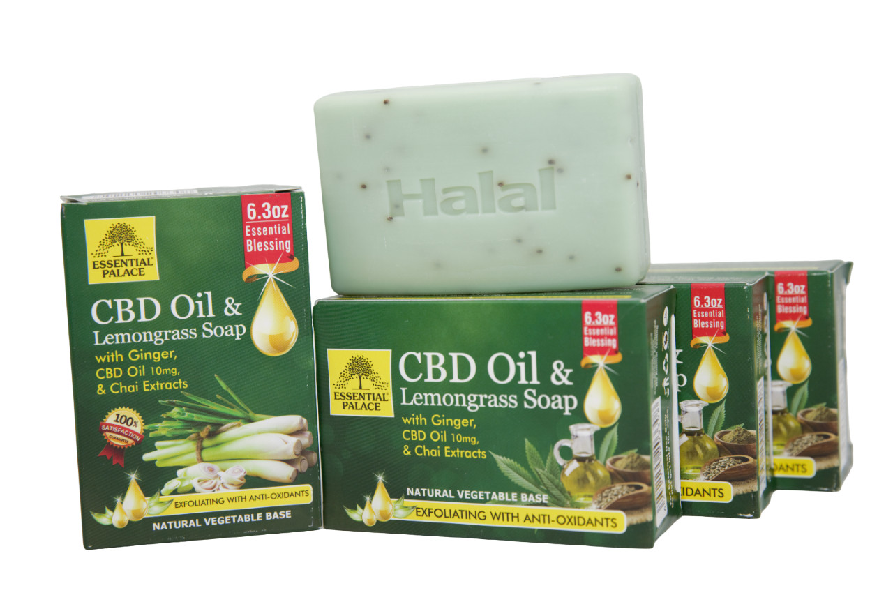 Soap- African Black Soap 6.3 oz – 6 pcs set by Essential Palace