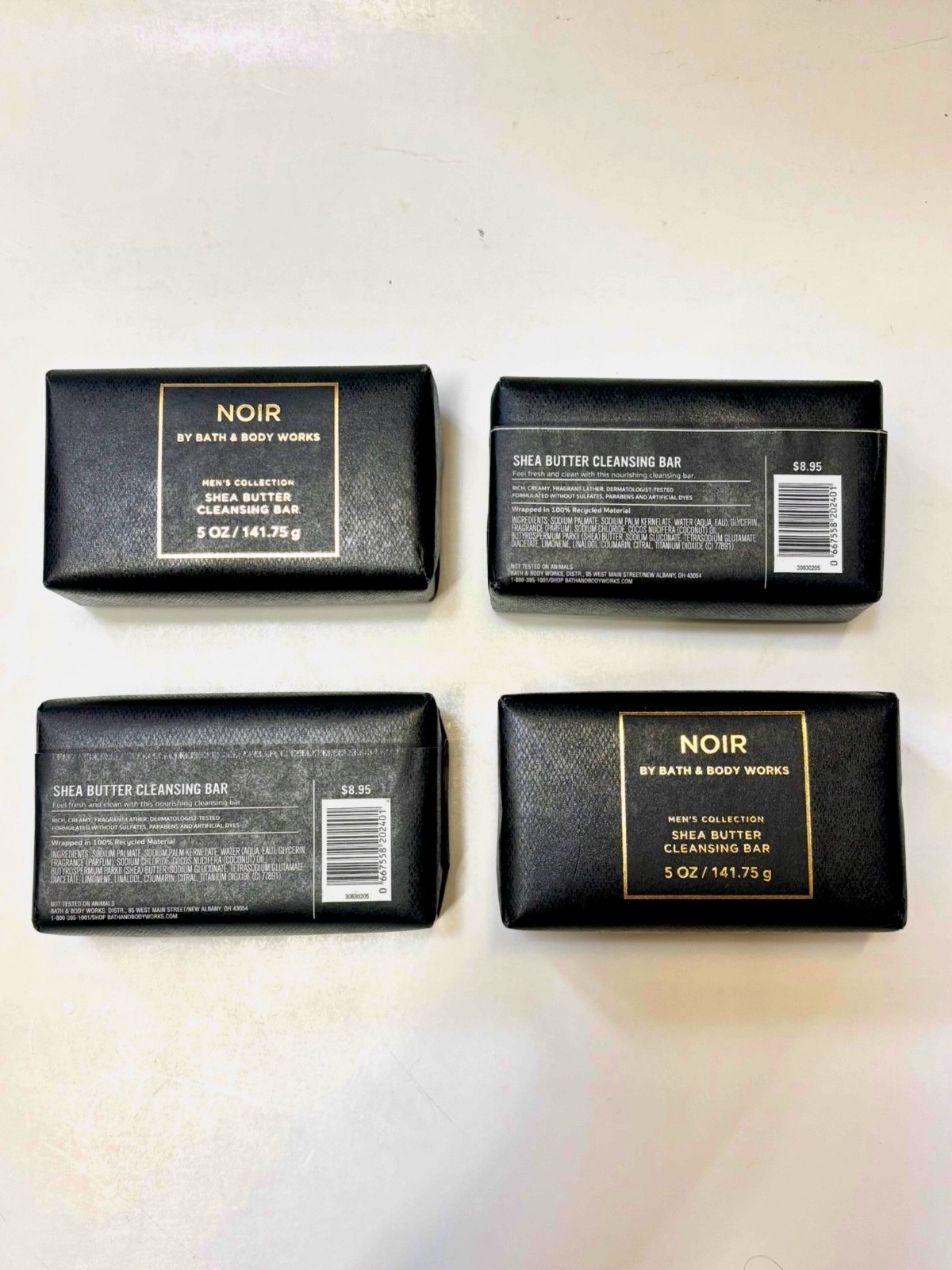 2 Pack Bath & Body Works Men’s’ Collection Shea Butter Cleansing Soap Bar 5oz