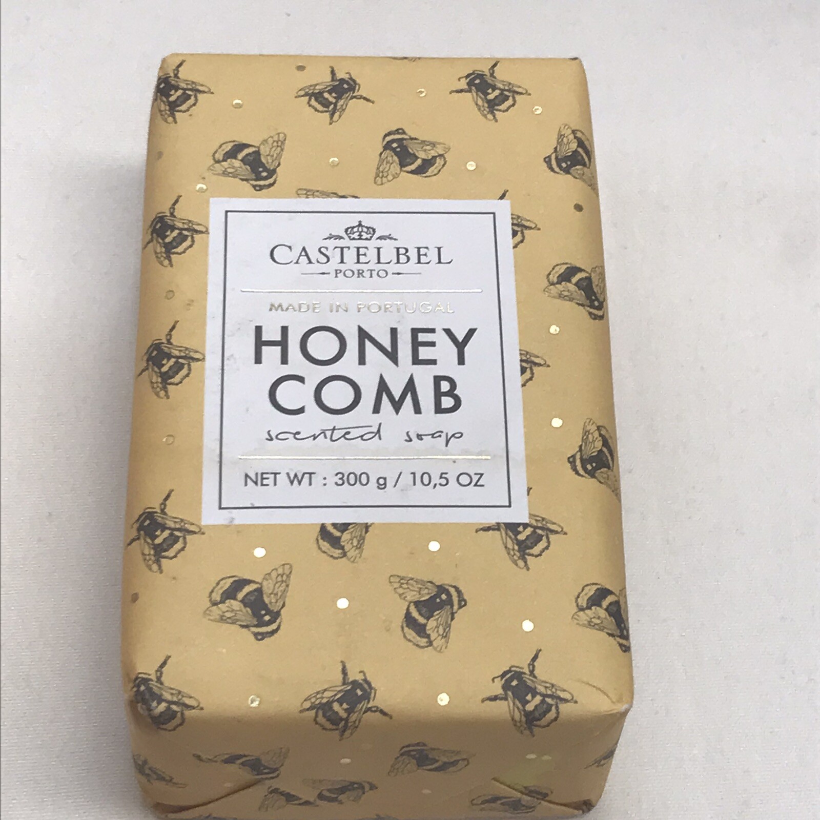 Castelbel Porto Honey Comb Honeycomb Scented Soap Bar 10.5 oz