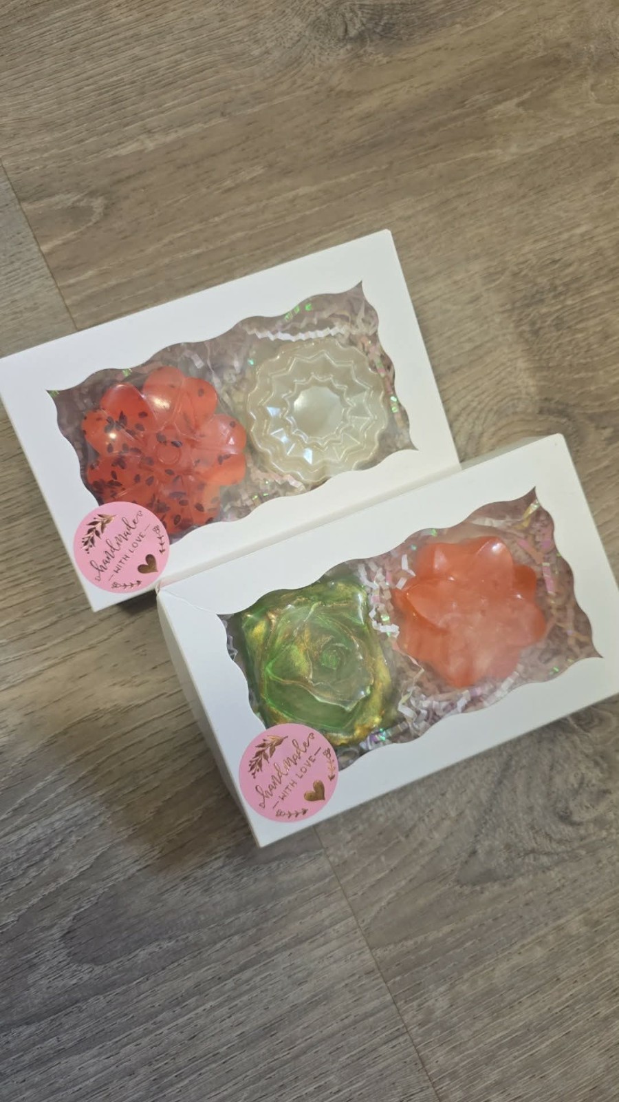 Handmade Floral Body & Hand Glycerin Soap Multipack