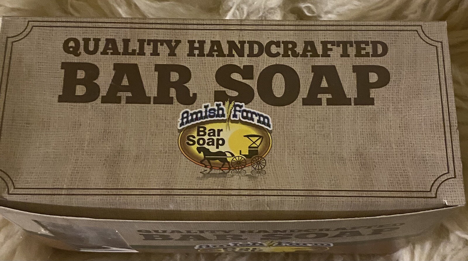 Amish Farm Handcrafted Natural Ingredients Bar Soap 6 Huge 6+ oz Bars in Box