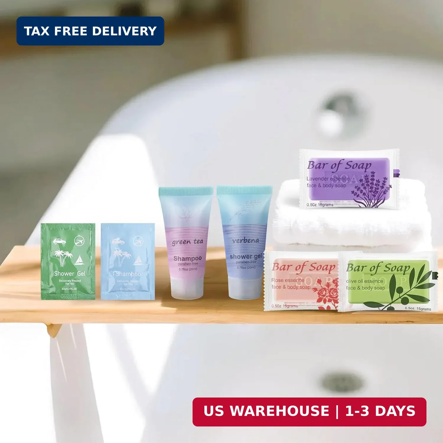 Bulk Bar Soap Travel Mini Soap Bars Bulk 0.5 oz,Guest Soaps Small for Bathroom,
