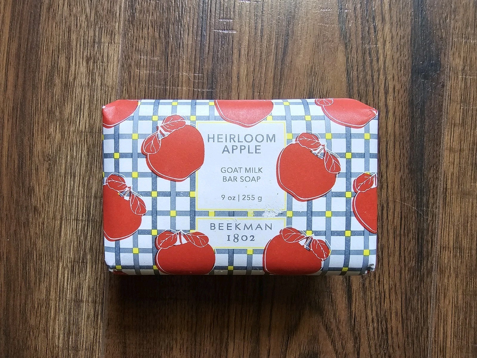 Beekman 1802 HEIRLOOM APPLE Goat Milk Bar Soap Large 9 oz USA NEW Cruelty Free