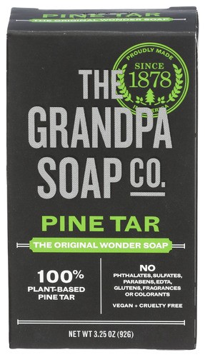 Grandpas Soap Bar Pine Tar 3.25 OZ