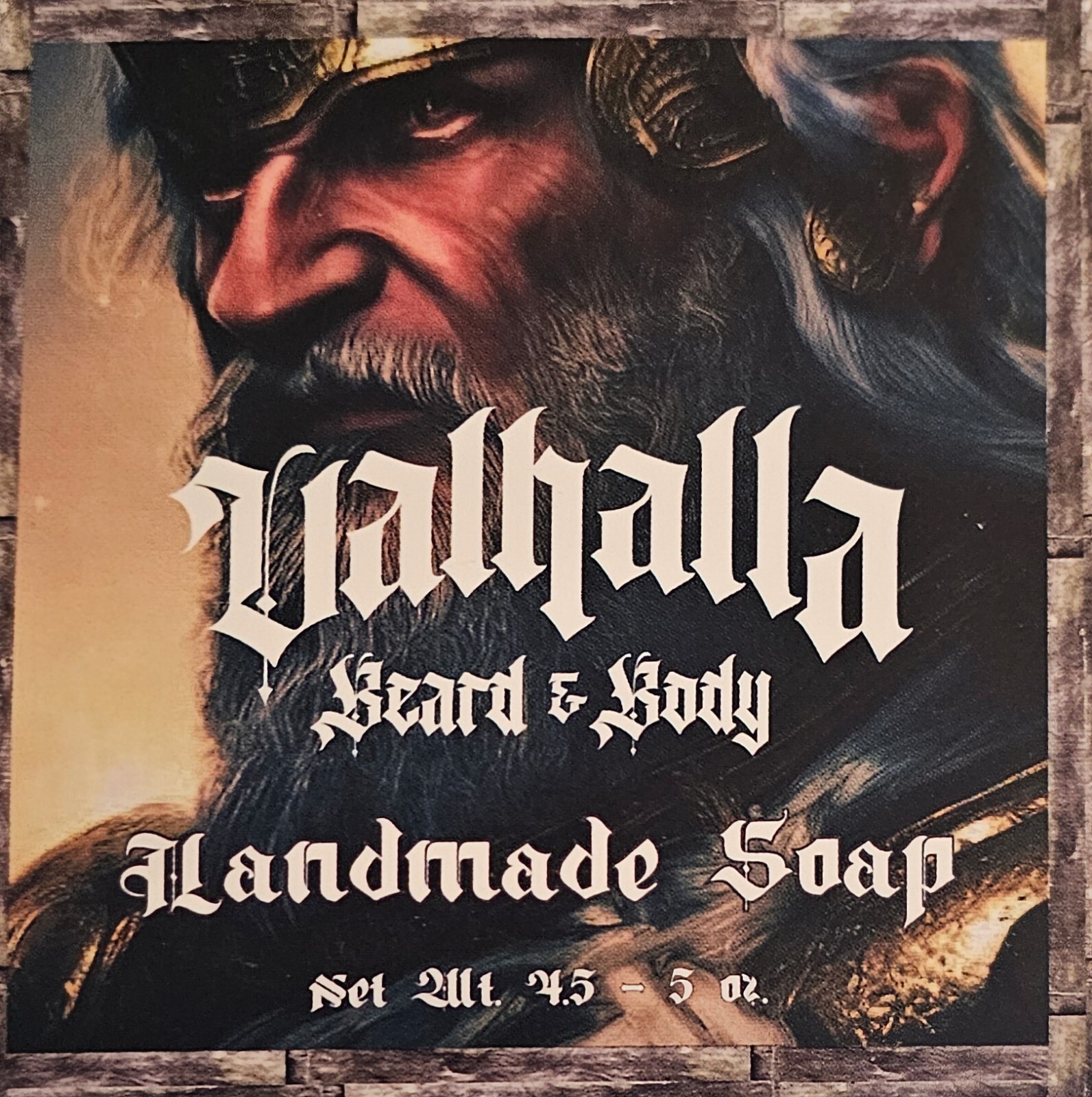 Valhalla Beard & Body Soap Odin New