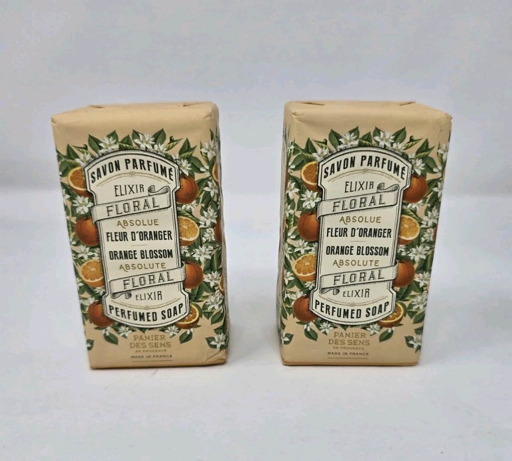 Panier des Sens Bar Soap 5.3 Oz. – Orange Blossom (Set Of 2)