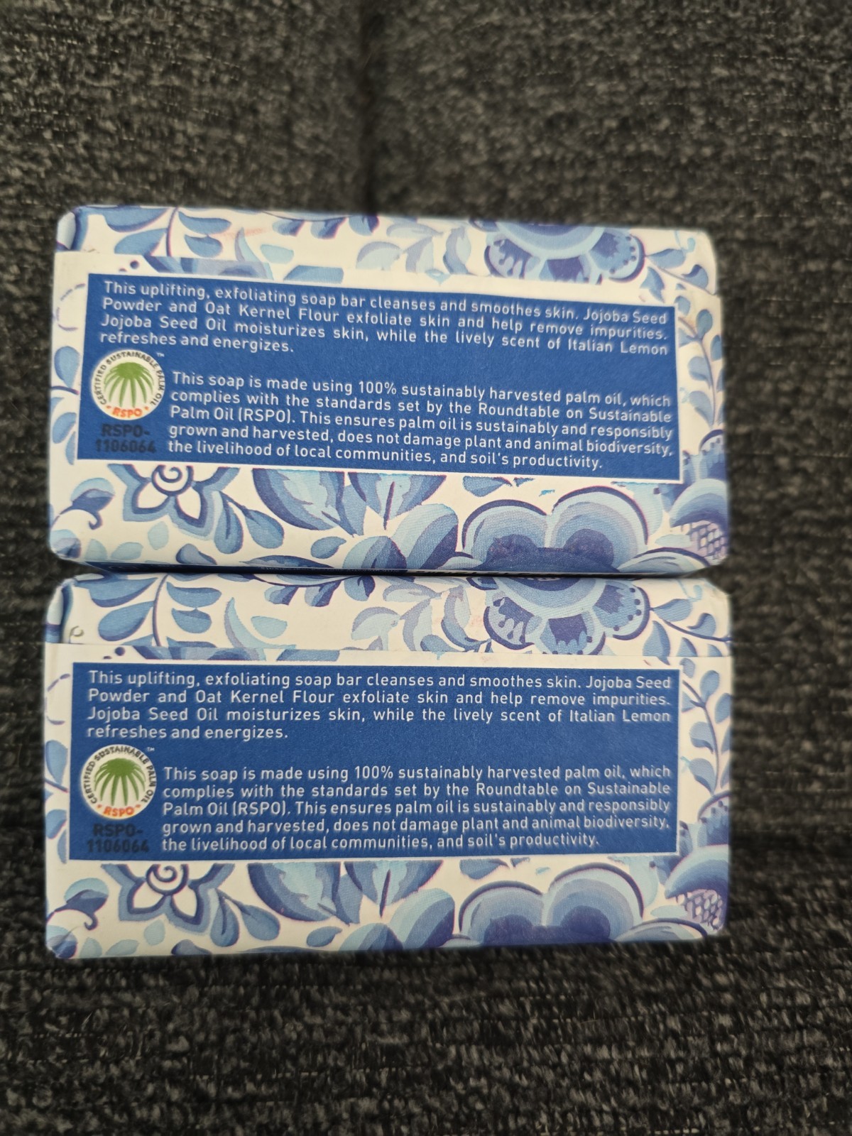 2 DESERT ESSENCE LEMONGRASS SOAP BAR 5 OZ (CO83)