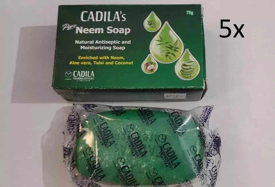 5X ANTI SCABIES KILLS MITES AND EGGS COMPLETE ERADICATION NEEM SOAP BATHING