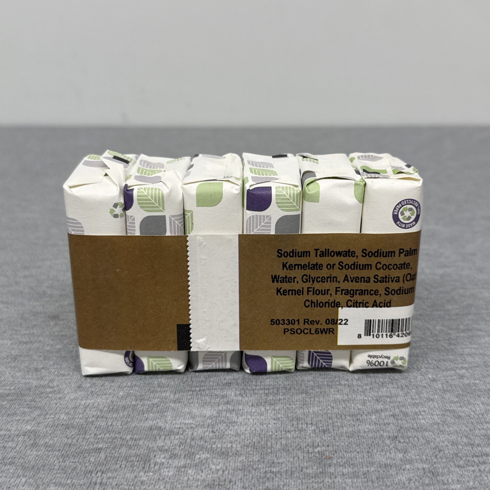 Pure Selects Coconut Lime Verbena Luxury Bar Soap 3oz Bars (6 Pack)