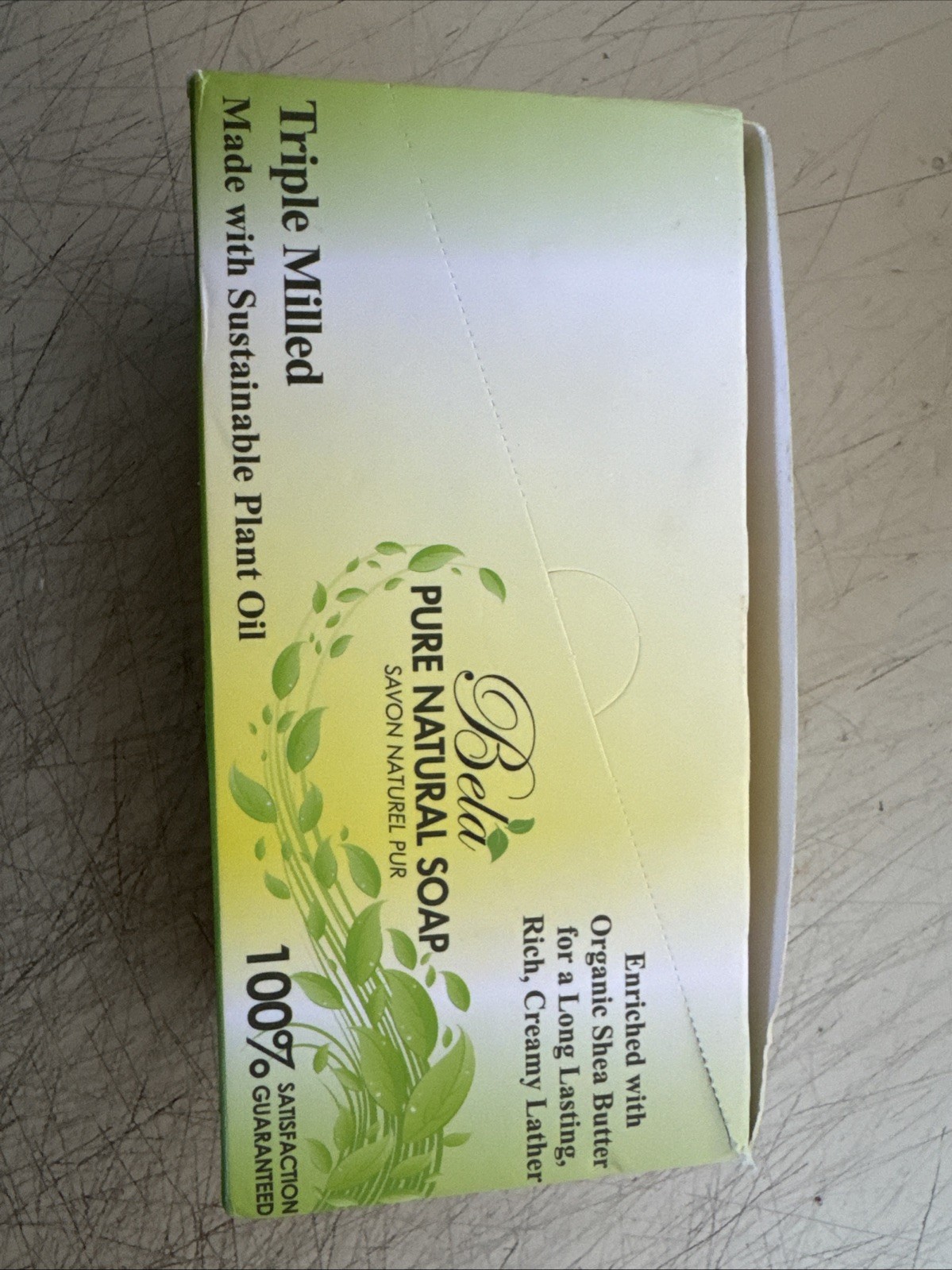 Bela 6-Pack Assorted Triple Milled Pure Natural Soap Bars 3.3 oz.