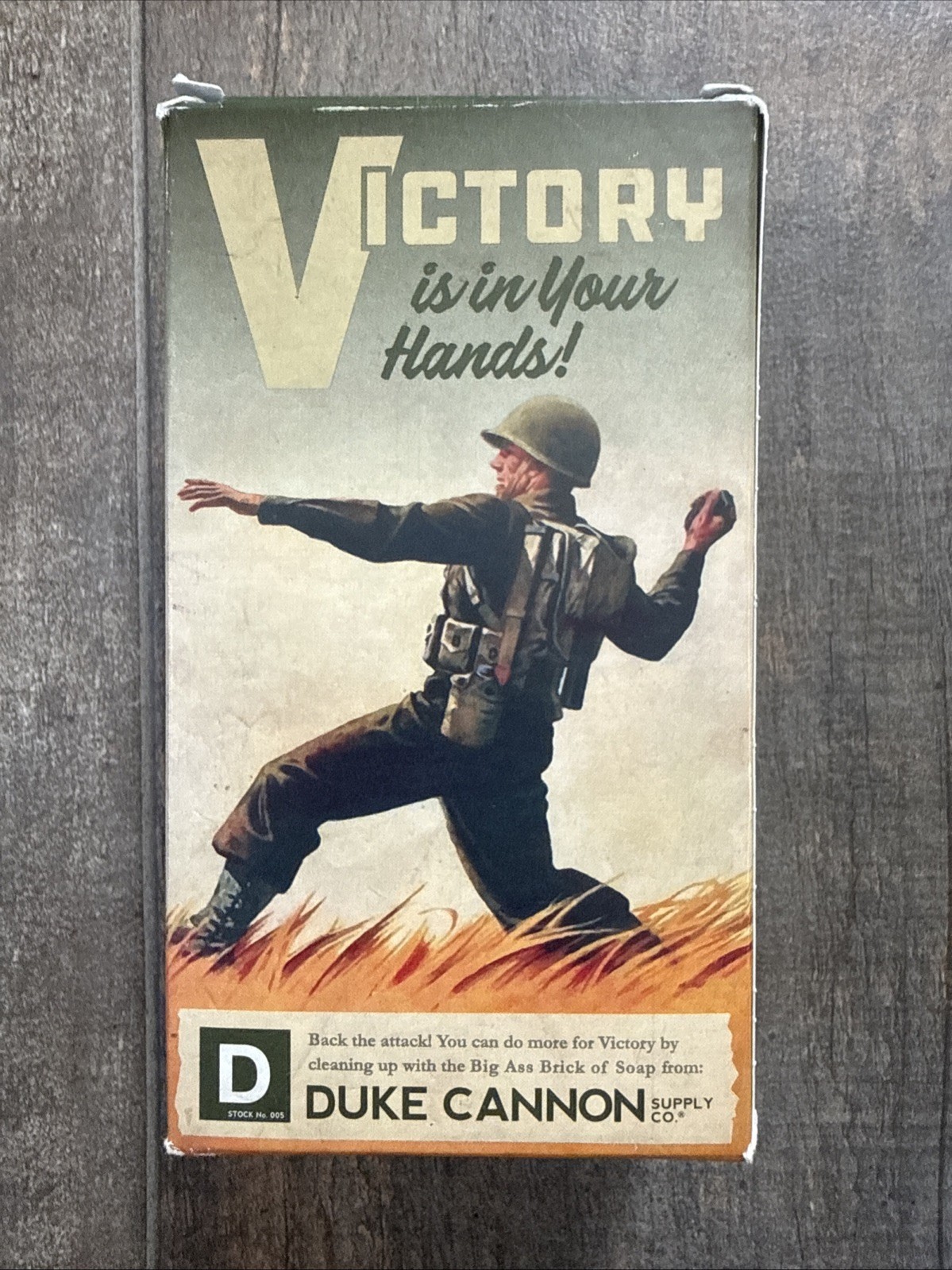 Duke Cannon New 10 oz Big Ass Brick of Soap Made in USA Smells Like Victory
