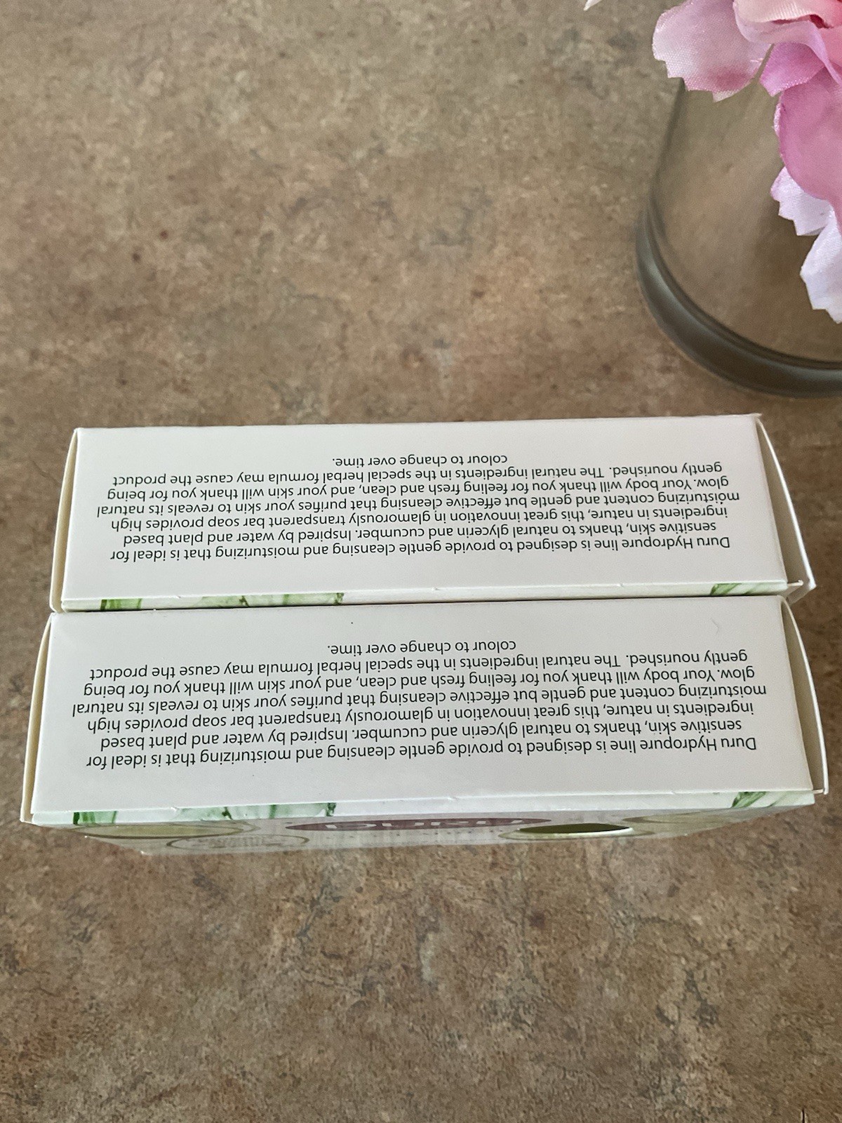 2 Duru Hydro Pure Cucumber Gentle Paraben-Free Vegan Transparent Bar Soap