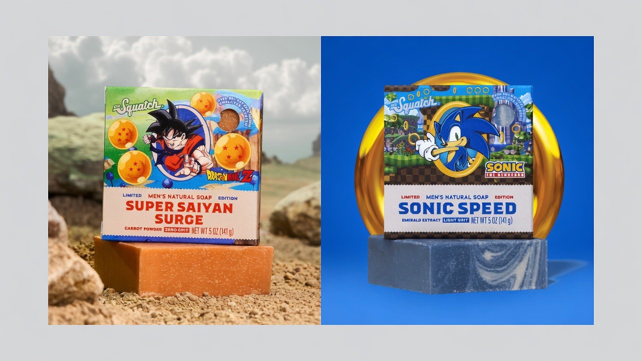 Dr. Squatch Limited Edition Set – Dragon Ball Z Super Saiyan Surge + Sonic Speed