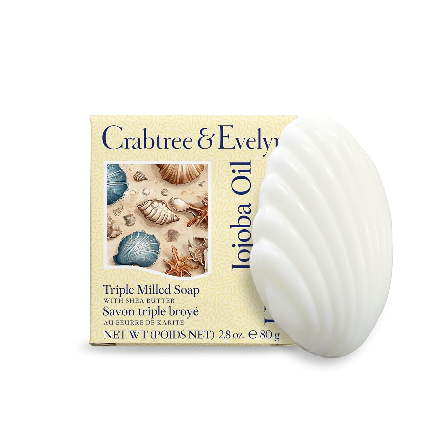 Crabtree & Evelyn Jojoba Oil Bath Soap 80 Gram Bar